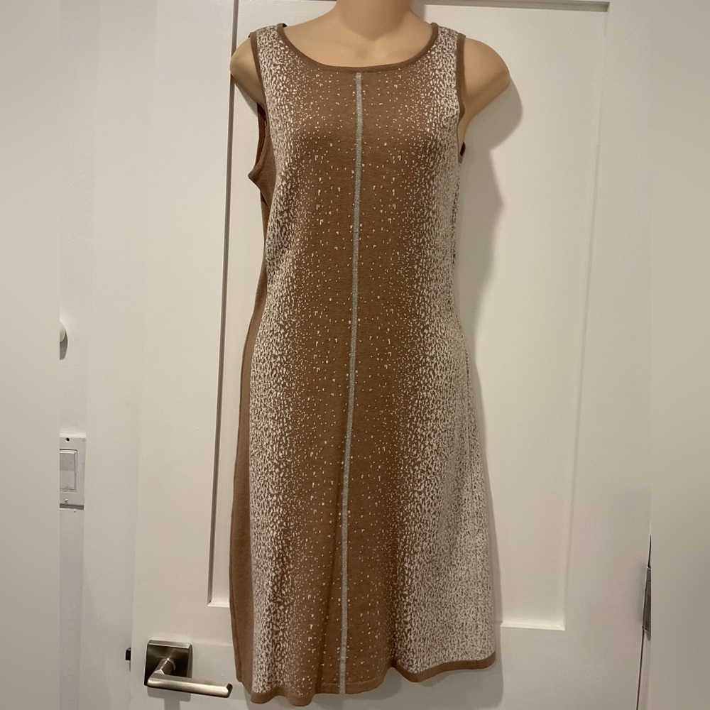 Magaschoni Cotton/Cashmere Sleeveless Dress